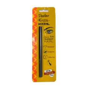 Dazller Kreamy Kajal - Blackest Black, 15 Hour Stay, Water-Resistant, Smudge-Proof, Creamy Matte Finish