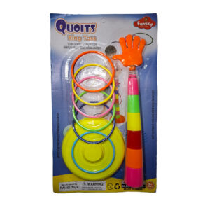 2 in 1 Ring Toss Game for Kids – Fun Indoor Outdoor Toy for Boys & Girls Age 2-5 | Colour Recognition, Brain Development, Birthday Gift, Educational Toy for 3+ Year Old