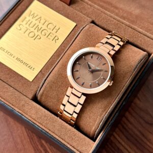 Michael Kors-3 Link Rose Gold Metal Bracelet-7AA Premium Collection- Premium copy watch