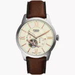 FOSSIL – 7AAA Premium Copy watch for men- Brown leather strap ,Automatic movement ,High end quality automatic machine